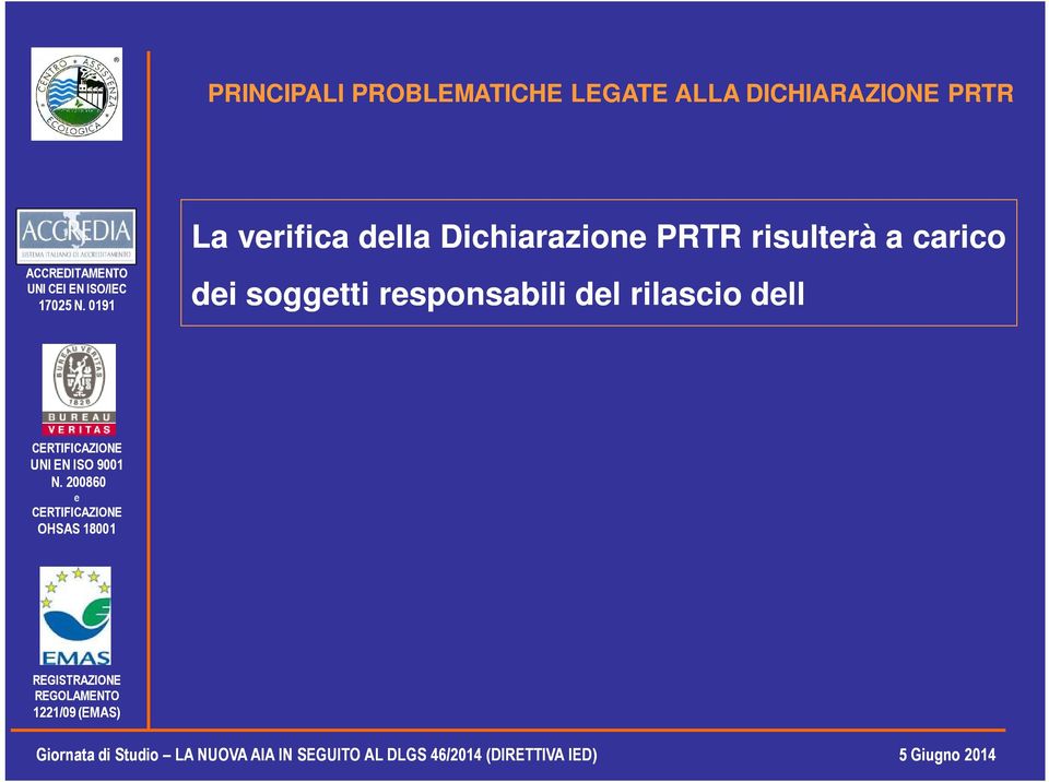 carico di soggtti rsponsabili dl rilascio dll AIA