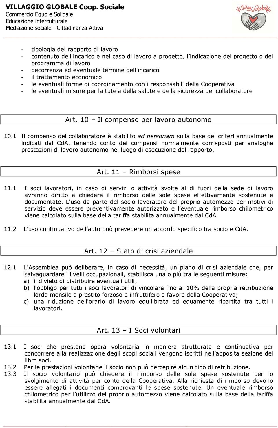 10 Il compenso per lavoro autonomo 10.