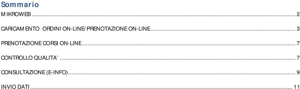 ON-LINE/PRENOTAZIONE ON-LINE.