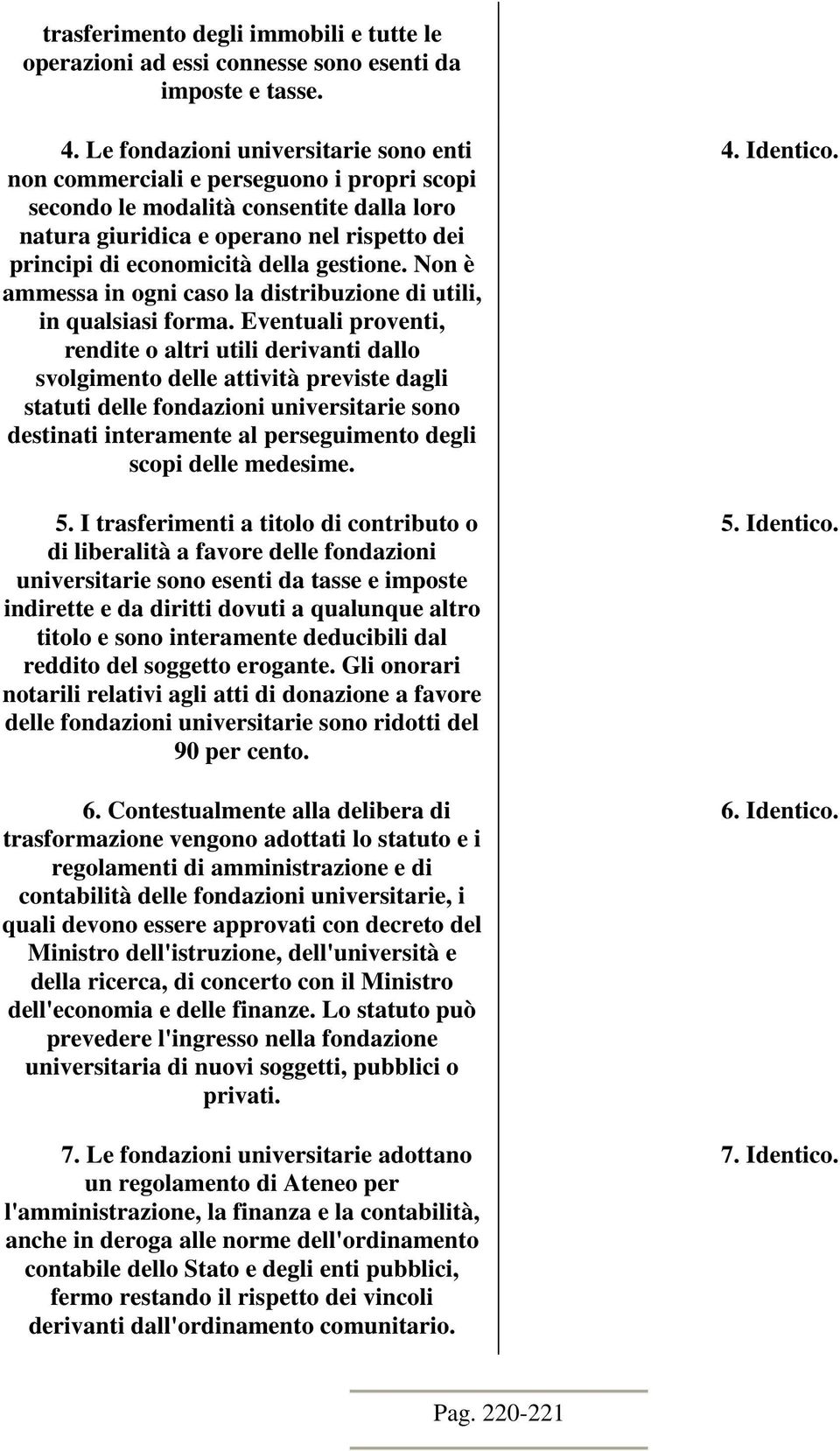 gestione. Non è ammessa in ogni caso la distribuzione di utili, in qualsiasi forma.