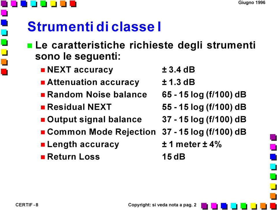 4 db ± 1.