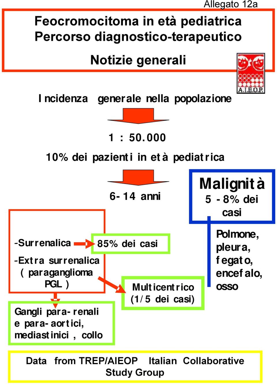 000 10% dei pazienti in età pediatrica -Surrenalica -Extra surrenalica ( paraganglioma PGL ) Gangli para-renali e