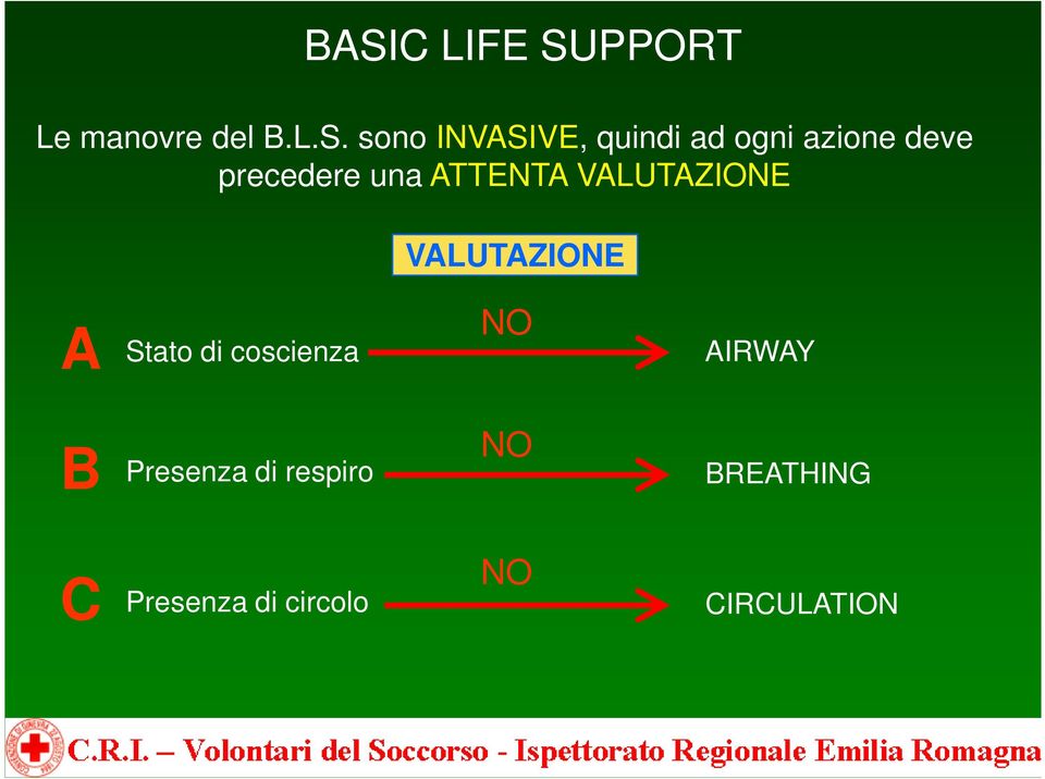 una ATTENTA VALUTAZIONE VALUTAZIONE A Stato di