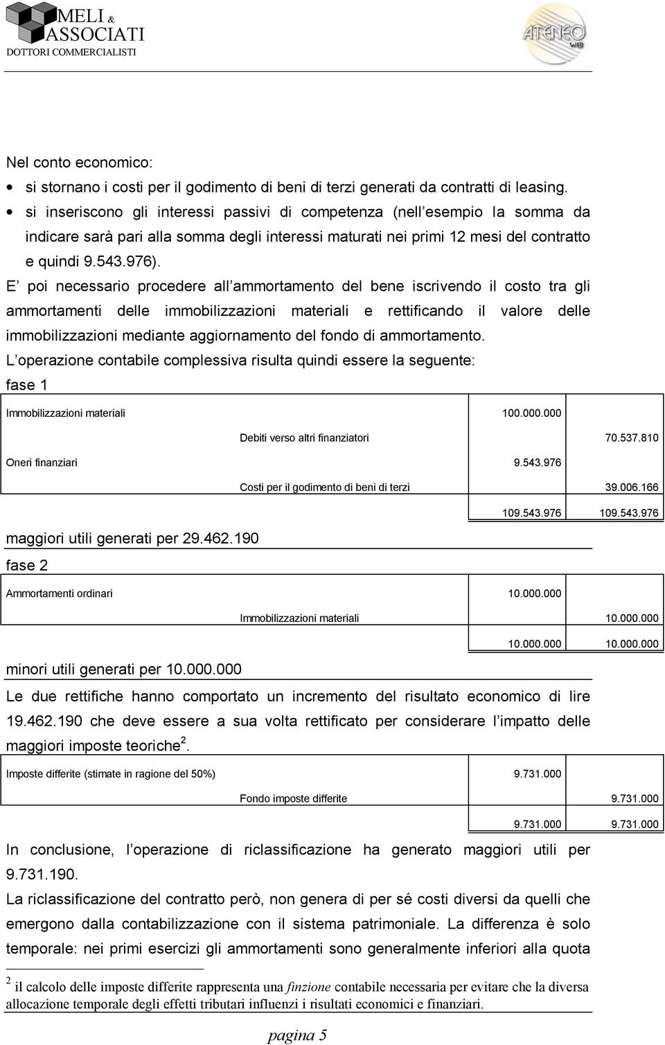 E poi necessario procedere all ammortamento del bene iscrivendo il costo tra gli ammortamenti delle immobilizzazioni materiali e rettificando il valore delle immobilizzazioni mediante aggiornamento