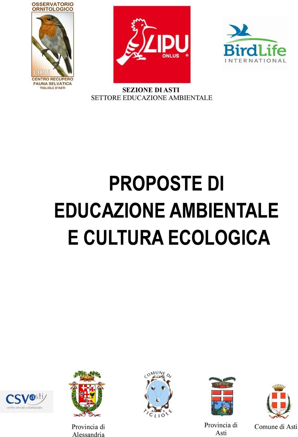 AMBIENTALE E CULTURA ECOLOGICA