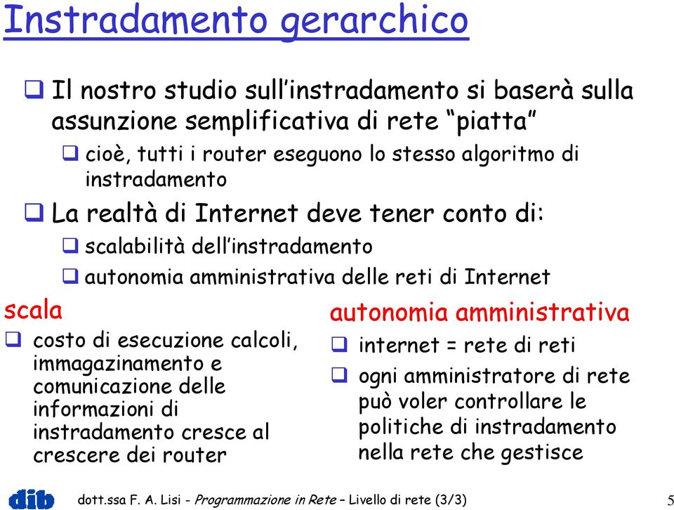 amministrativa costo di esecuzione calcoli, internet = rete di reti immagazinamento e comunicazione delle ogni amministratore di rete informazioni di può voler