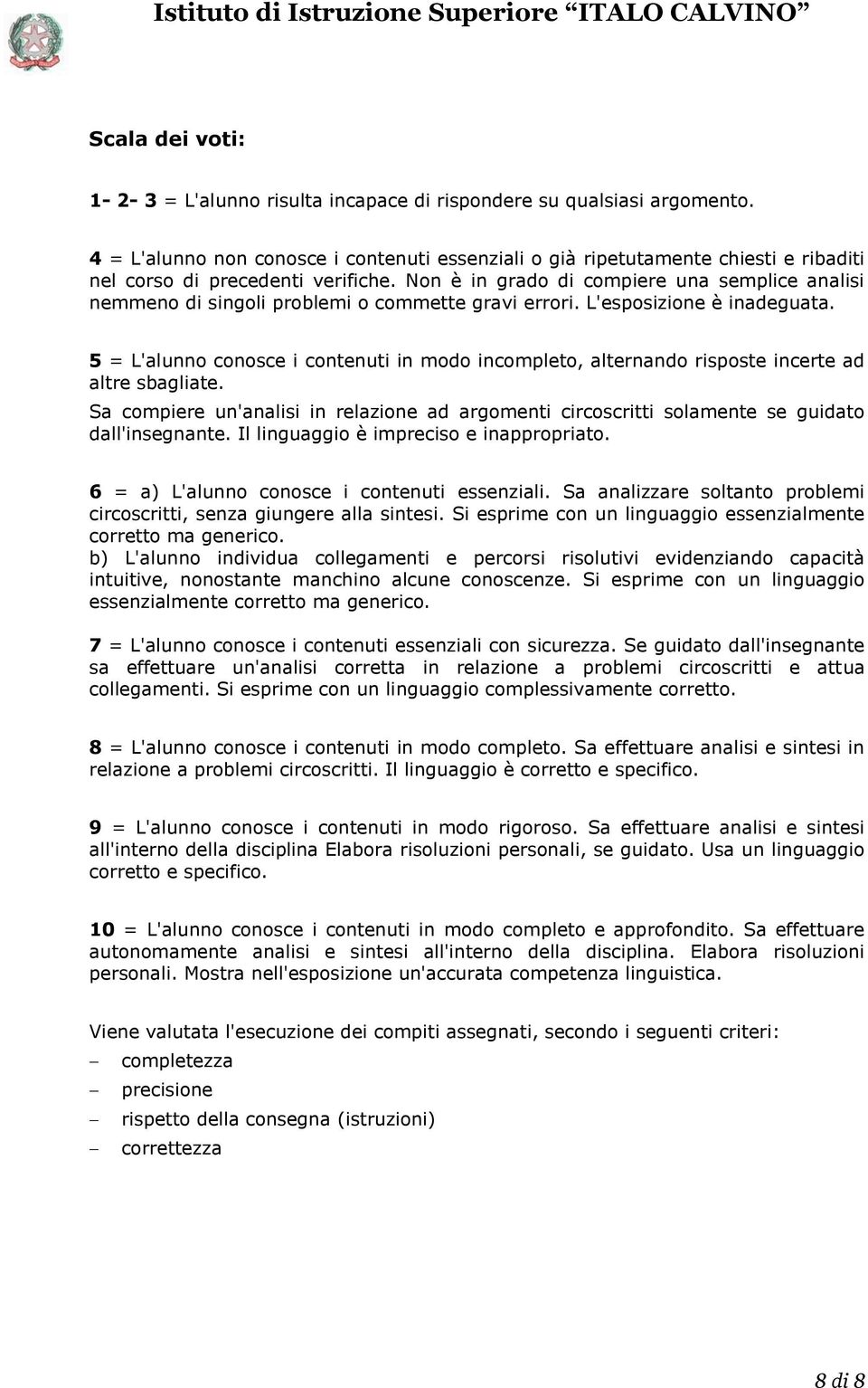 Non è in grado di compiere una semplice analisi nemmeno di singoli problemi o commette gravi errori. L'esposizione è inadeguata.