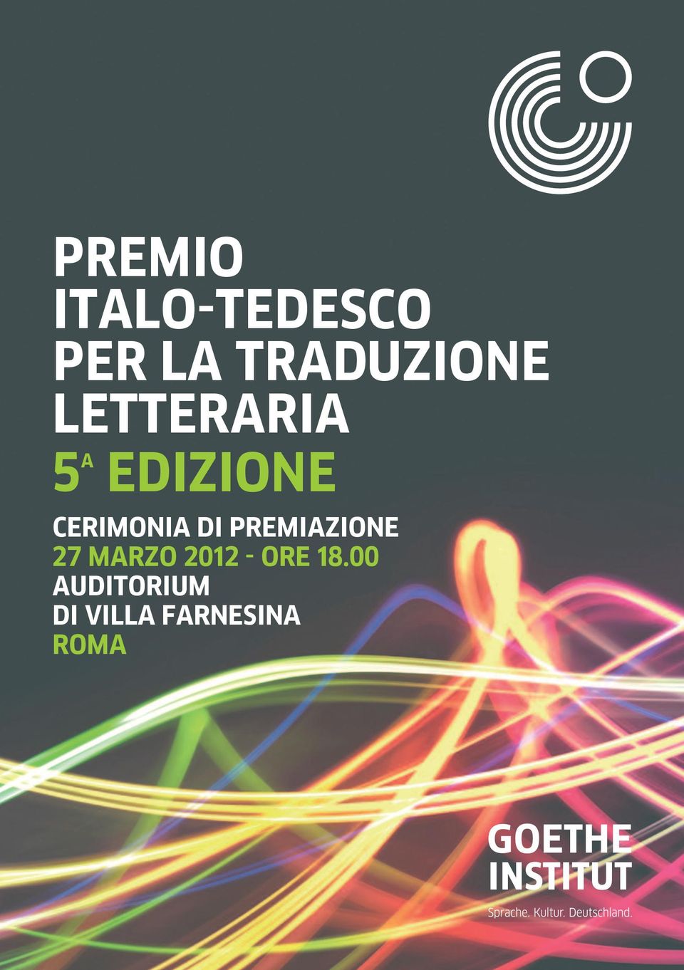 Cerimonia di premiazione 27 marzo