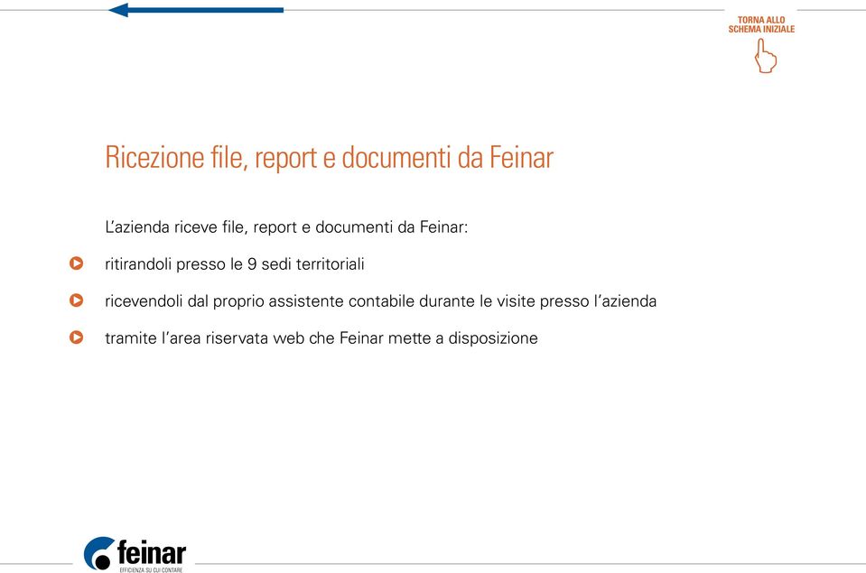 territoriali ricevendoli dal proprio assistente contabile durante le