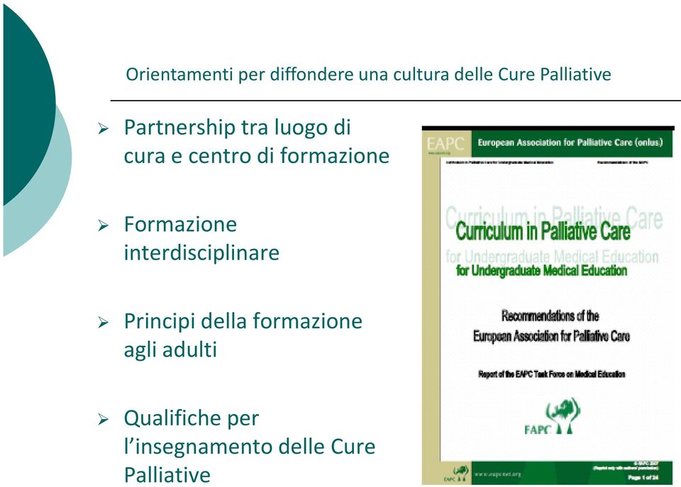 formazione Formazione interdisciplinare Principi della