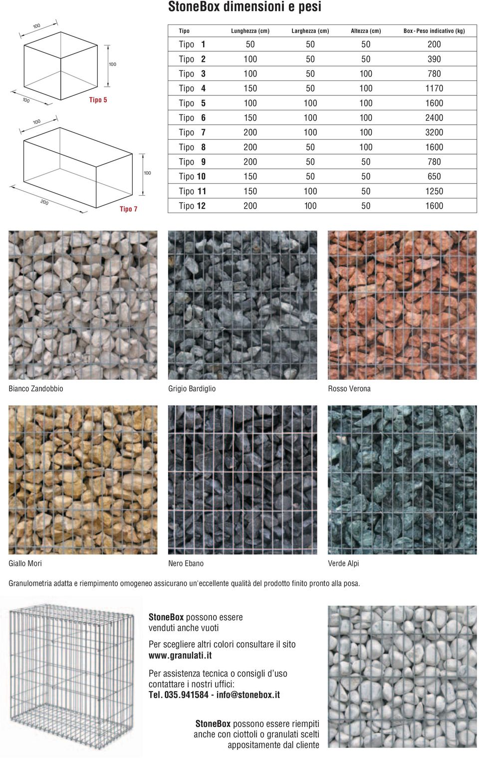 Gli StoneBox sono quindi pronti per essere posizionati in cantiere. Applicazioni: StoneBox soluzione tecnica per i più esigenti.