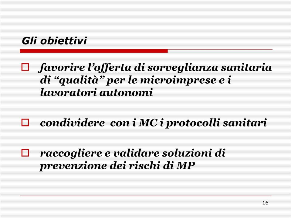 autonomi condividere con i MC i protocolli sanitari