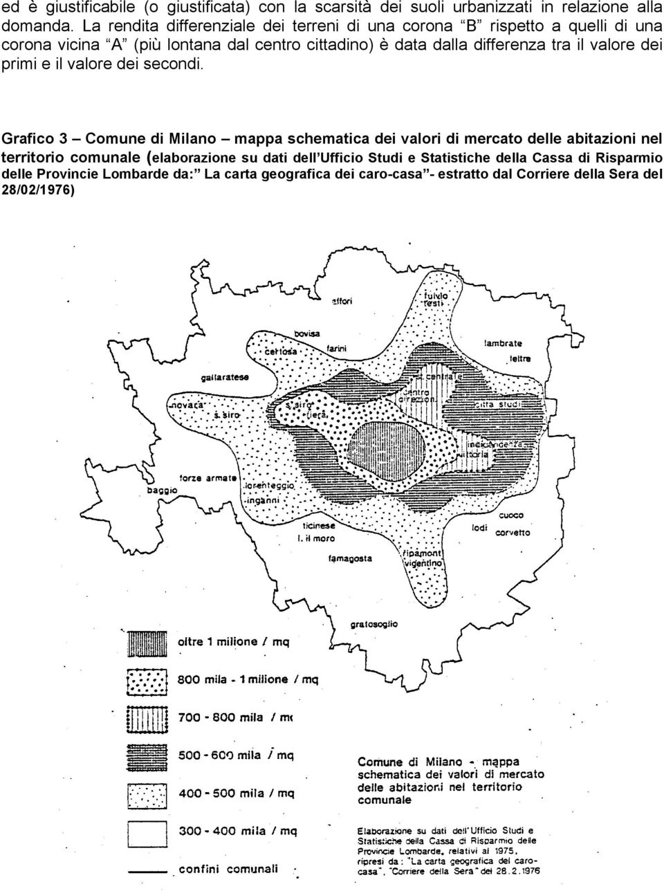 differenza tra il valore dei primi e il valore dei secondi.