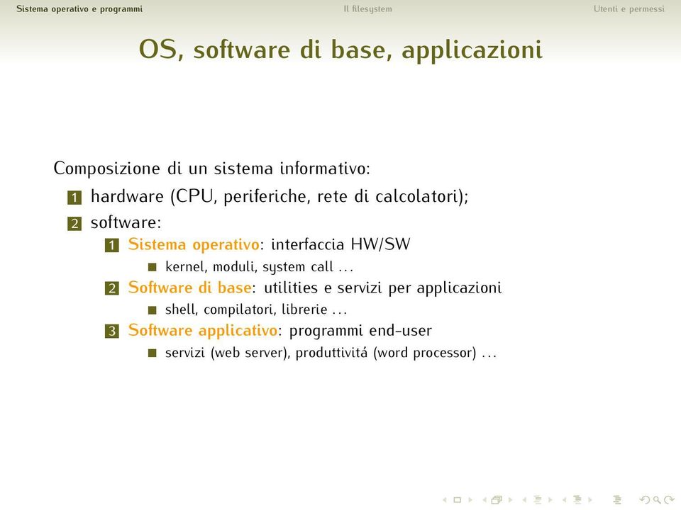 moduli, system call.