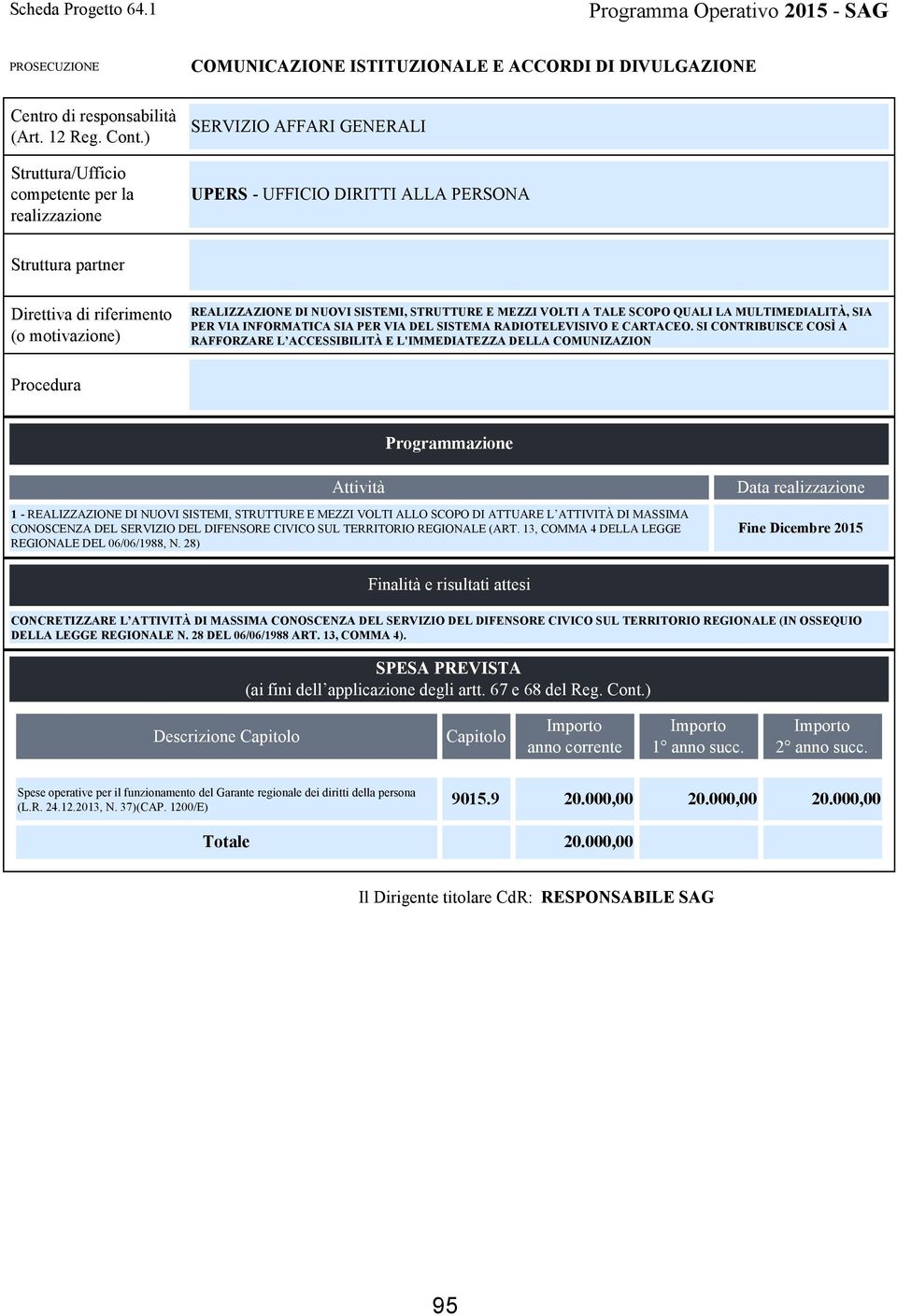 SIA PER VIA INFORMATICA SIA PER VIA DEL SISTEMA RADIOTELEVISIVO E CARTACEO.