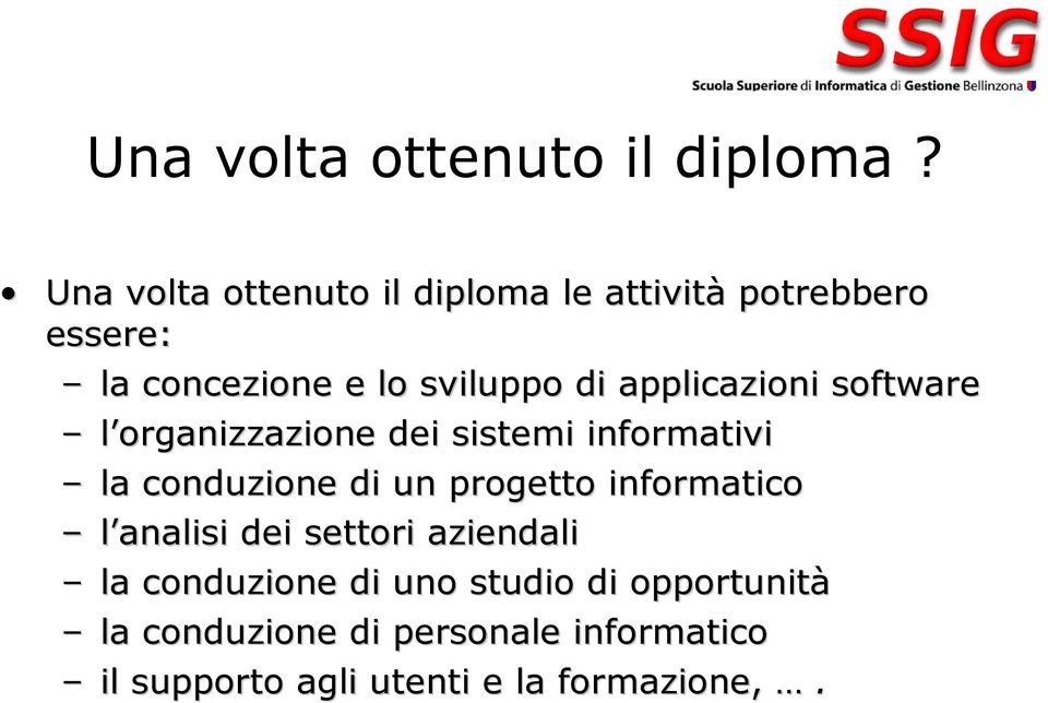 applicazioni software l organizzazione dei sistemi informativi la conduzione di un progetto