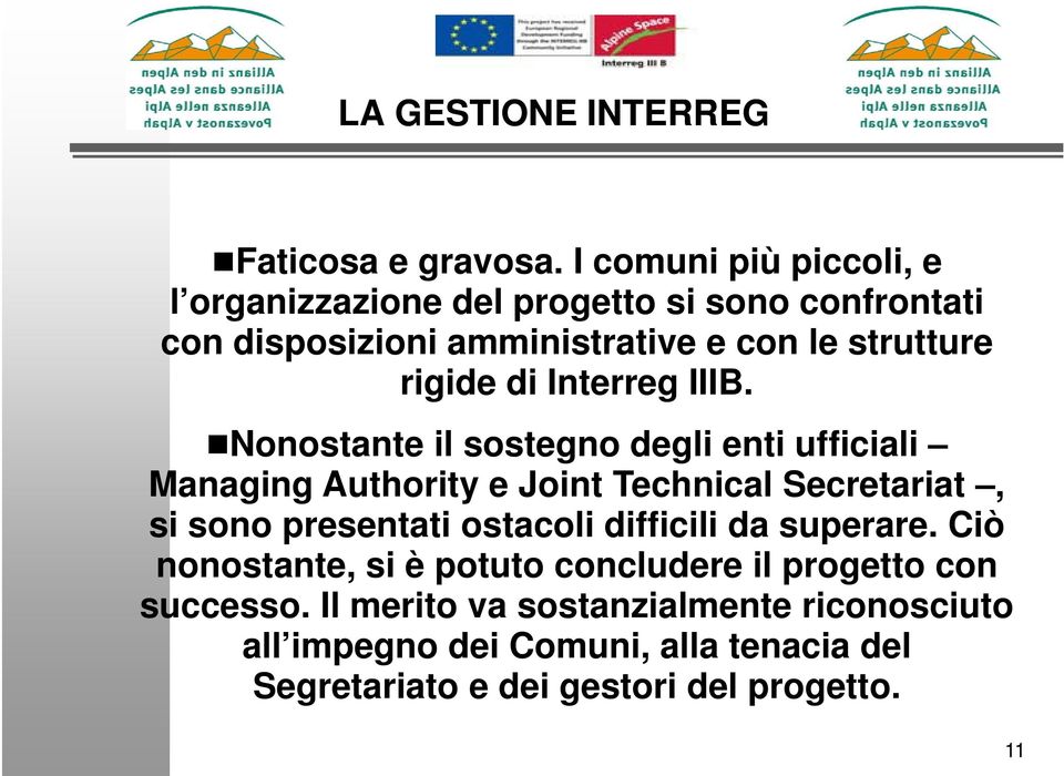 di Interreg IIIB.