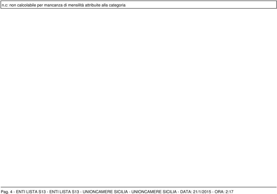 4 - ENTI LISTA S13 - ENTI LISTA S13 -