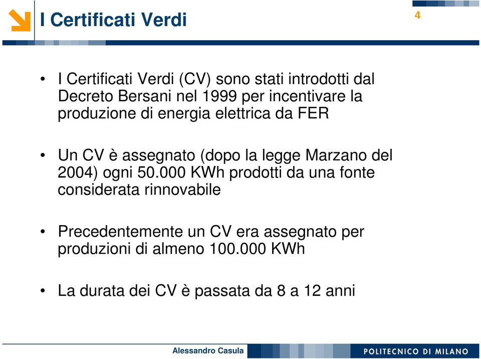 Marzano del 2004) ogni 50.