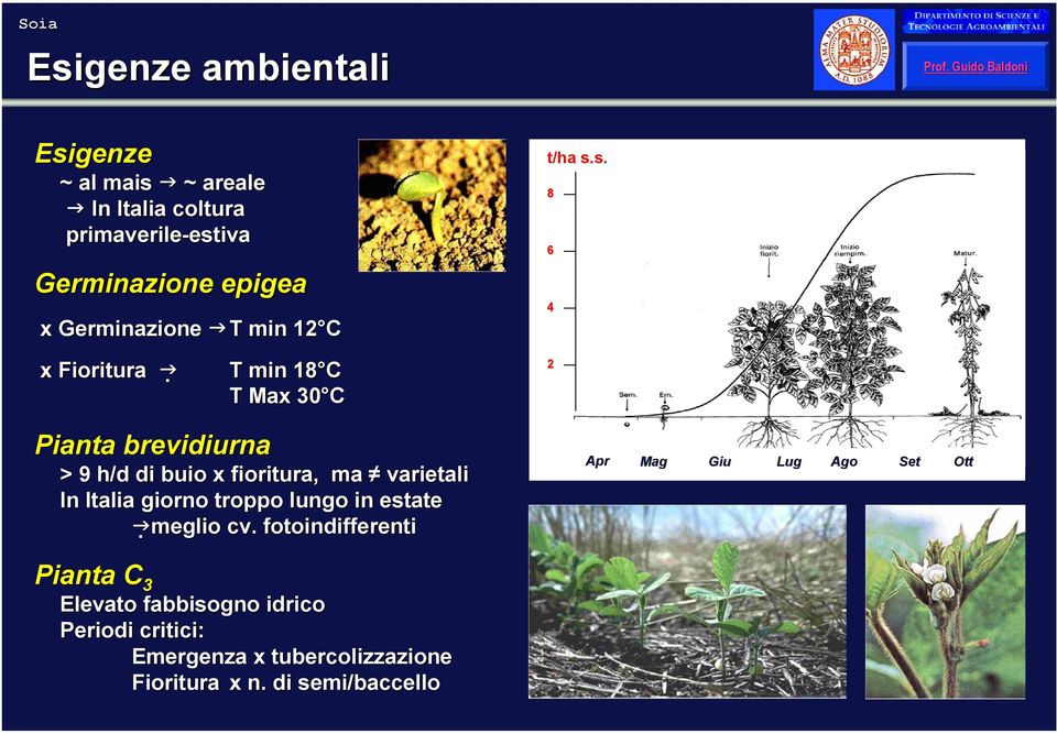 s. 8 6 4 x Fioritura T min 18 C T Max 30 C 2 Pianta brevidiurna > 9 h/d di buio x fioritura, ma varietali In Italia