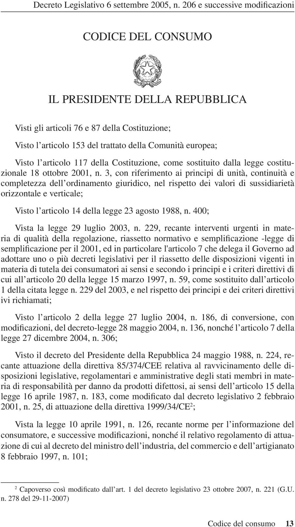 articolo 117 della Costituzione, come sostituito dalla legge costituzionale 18 ottobre 2001, n.