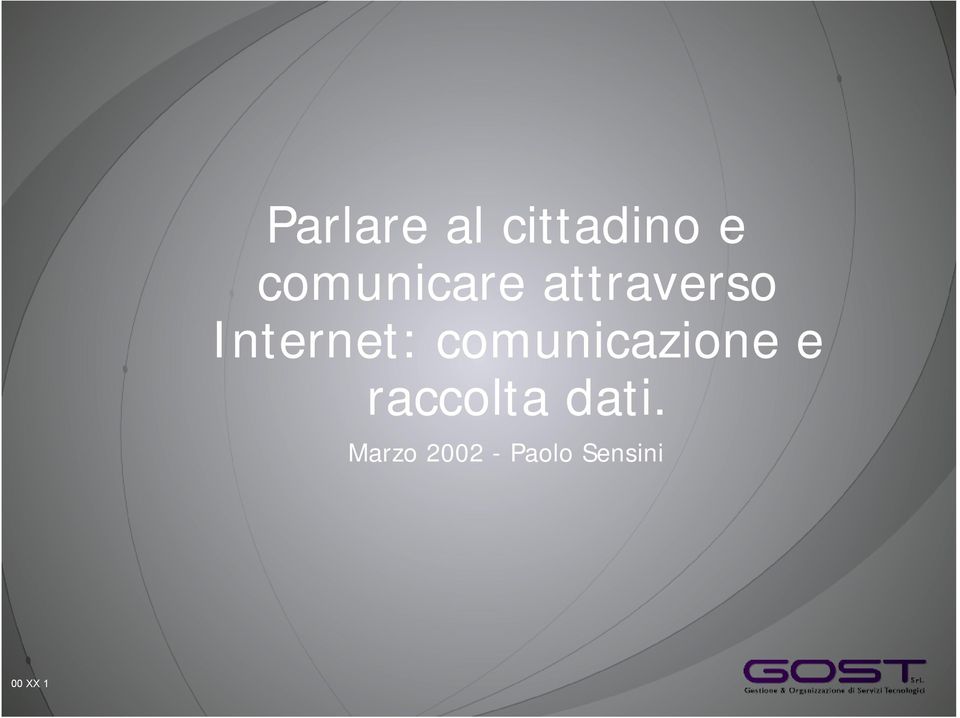 Internet: comunicazione e