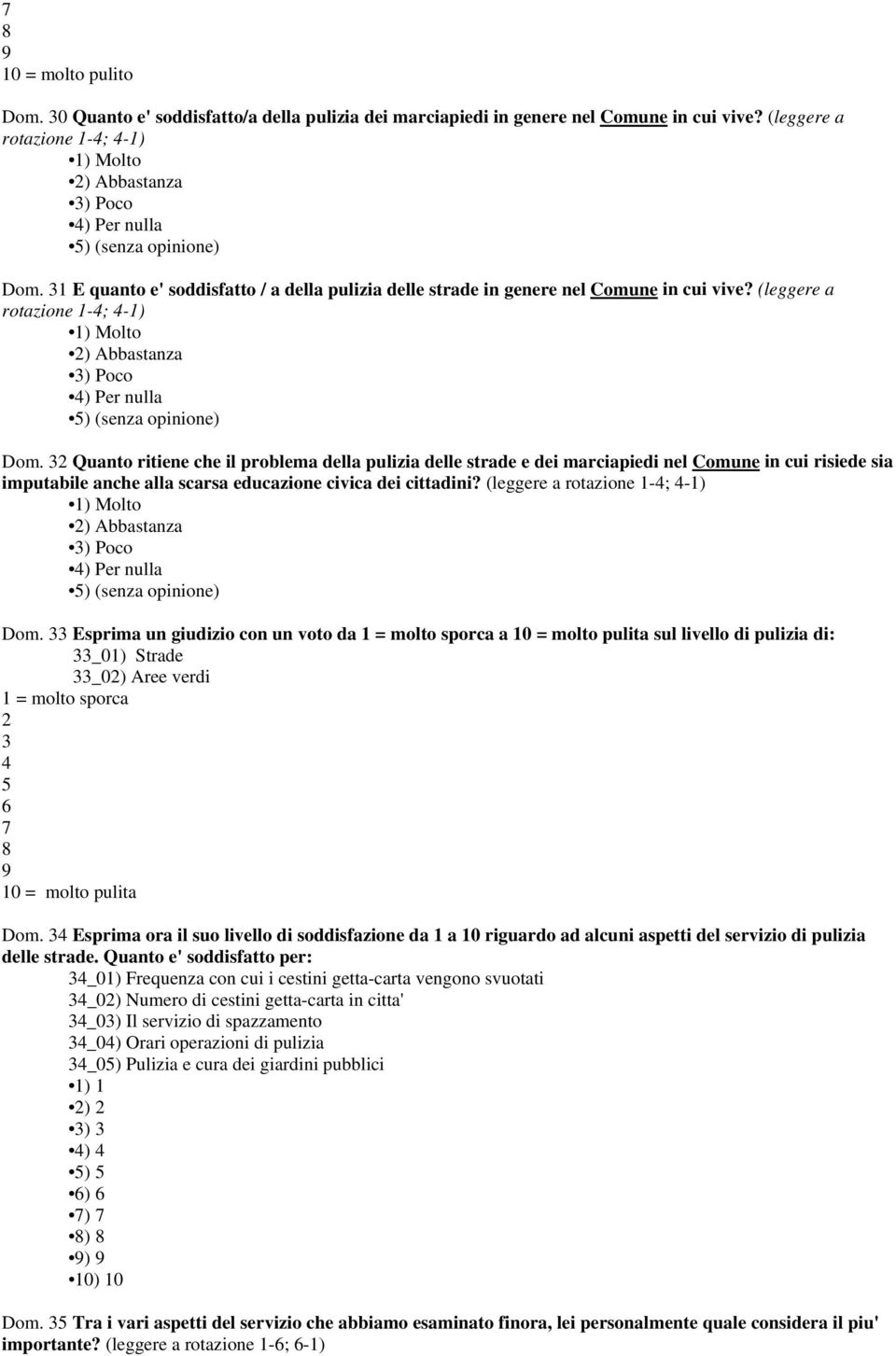 Quanto ritiene che il problema della pulizia delle strade e dei marciapiedi nel Comune in cui risiede sia imputabile anche alla scarsa educazione civica dei cittadini?