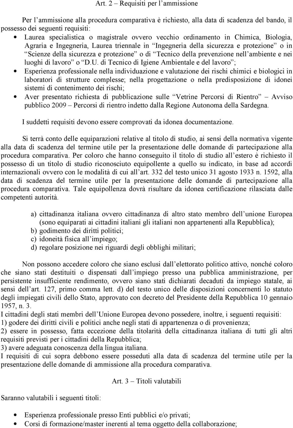 prevenzione nell ambiente e nei luoghi di lavoro o D.U.