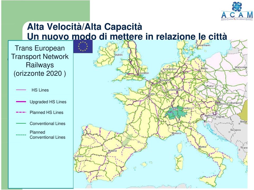 Railways (orizzonte 2020 ) HS Lines Upgraded HS Lines