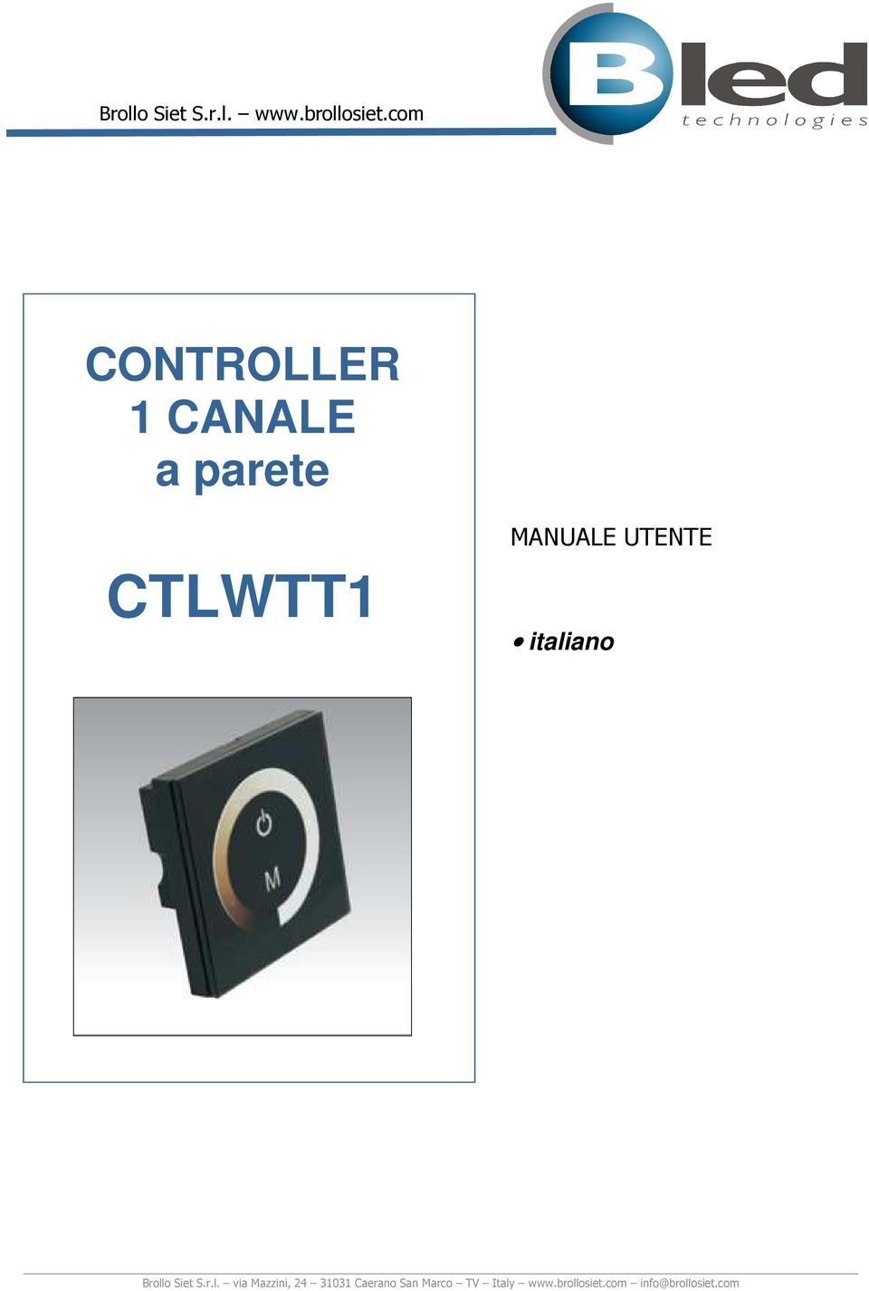 com CONTROLLER 1 CANALE