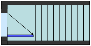 Le porte che danno sulle scale devono aprirsi sul pianerottolo senza ridurne la larghezza e non direttamente sulle rampe.