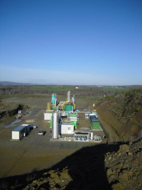Produzione di elettricità da biogas di discarica Fonte: GSE, Rapporto Statistico 2011 Impianti a fonti rinnovabili, 2012 Potenziale GHG: 1