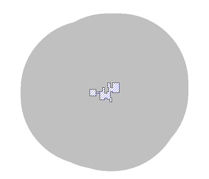 Allegato - Area di raccolta per fulminazione indiretta AM Area di raccolta AM (km²) = 4,82E-01