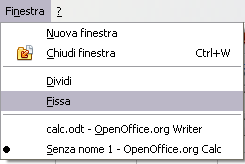 aprire la finestra di dialogo Personalizza dal menu Strumenti o dal menu Visualizza => Barre degli strumenti scegliere la scheda Barre degli strumenti e qui la barra righe-colonne premere il pulsante