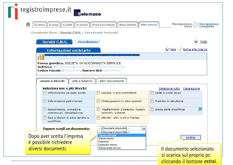 CNS: Accesso archivio ufficiale