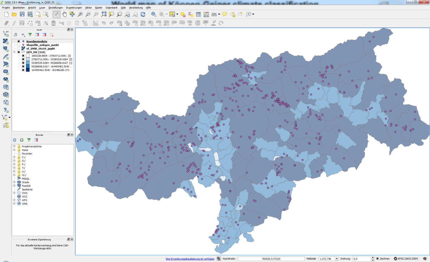 come shapefile. Figura 25.