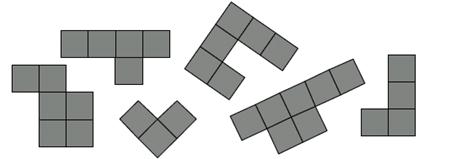 Un pezzo in più (proposto al Rally Matematico Transalpino 2002) Aurelia ha formato un quadrato con cinque pezzi