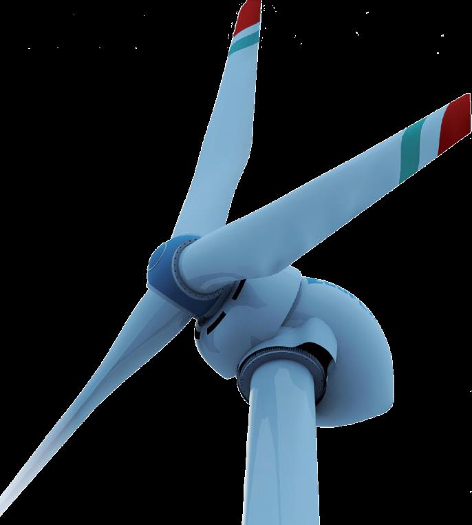 Energy independence Wind turbine: Nominal power P n : 60 kw Number of blades: 3 Rotor diameter: 15,80 m Rated speed : 70