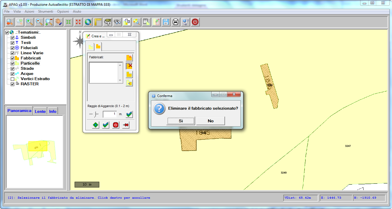 PREGEO Pagina 116 di 186 Esempio di Inserisci Fabbricato 8.2.4.