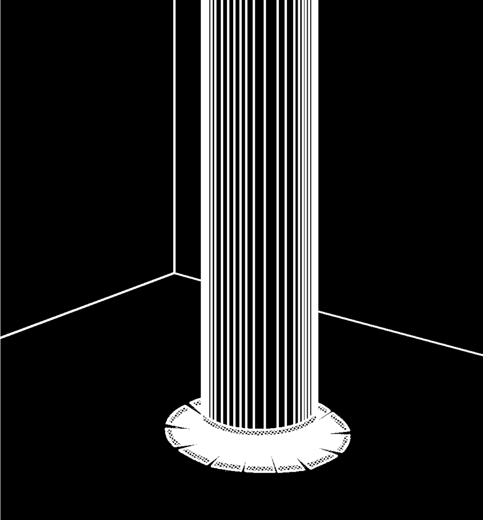 CORPI PASSANTI (colonne, pilastri) ACCORGIMENTI DI POSA Su un corpo circolare: se di medio/grandi dimensioni (es.