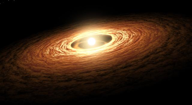 Nascita del sistema solare Disco protoplanetario A quel punto, raggiunta una densità critica, sotto l azione della forza di gravità le
