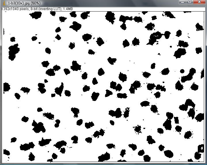 CONTA DI CELLULE: Tramite il software ImageJ è possibile effettuare la conta di cellule principalmente in due modi: a) Conta automatica b) Conta manuale Caso a): CONTA AUTOMATICA Prima di utilizzare