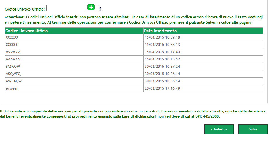 Figura 25 Fepa Codice Univoco Ufficio Figura 26