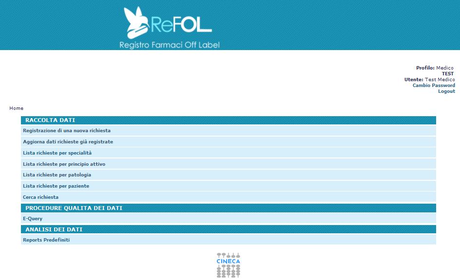 ReFOL Home page - Profilo
