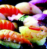 SUSHI IO PEZZI MIX SUSHI 10 sushi misti SUSHI MAGURO 10 sushi di tonno SUSHI SAKE 10 sushi di salmone MIX