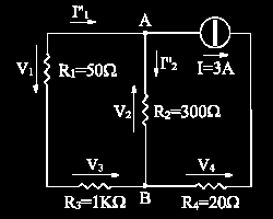 Fig.13 E' evidente che V4 è uguale a zero, dato che in un circuito aperto non circola corrente.