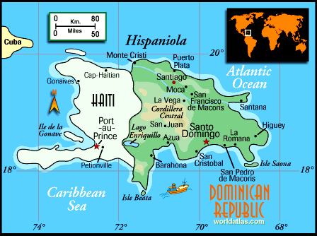 Urbanizzazione (1500) e reddito (1995) Figura 5 80 L esperimento naturale (una isola, due popoli: Haiti e Rep.