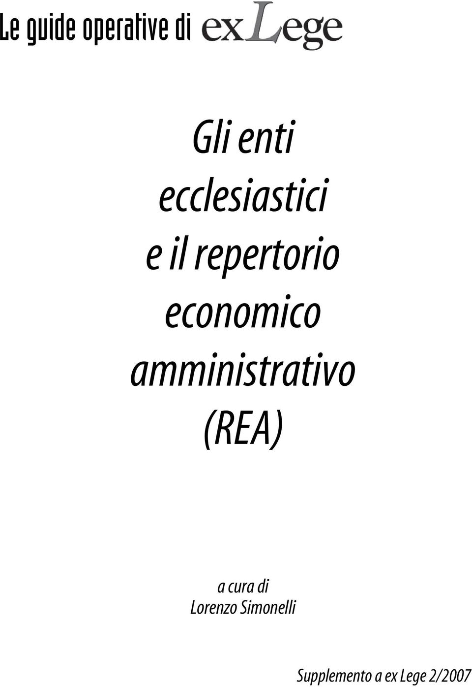 economico amministrativo (REA) a