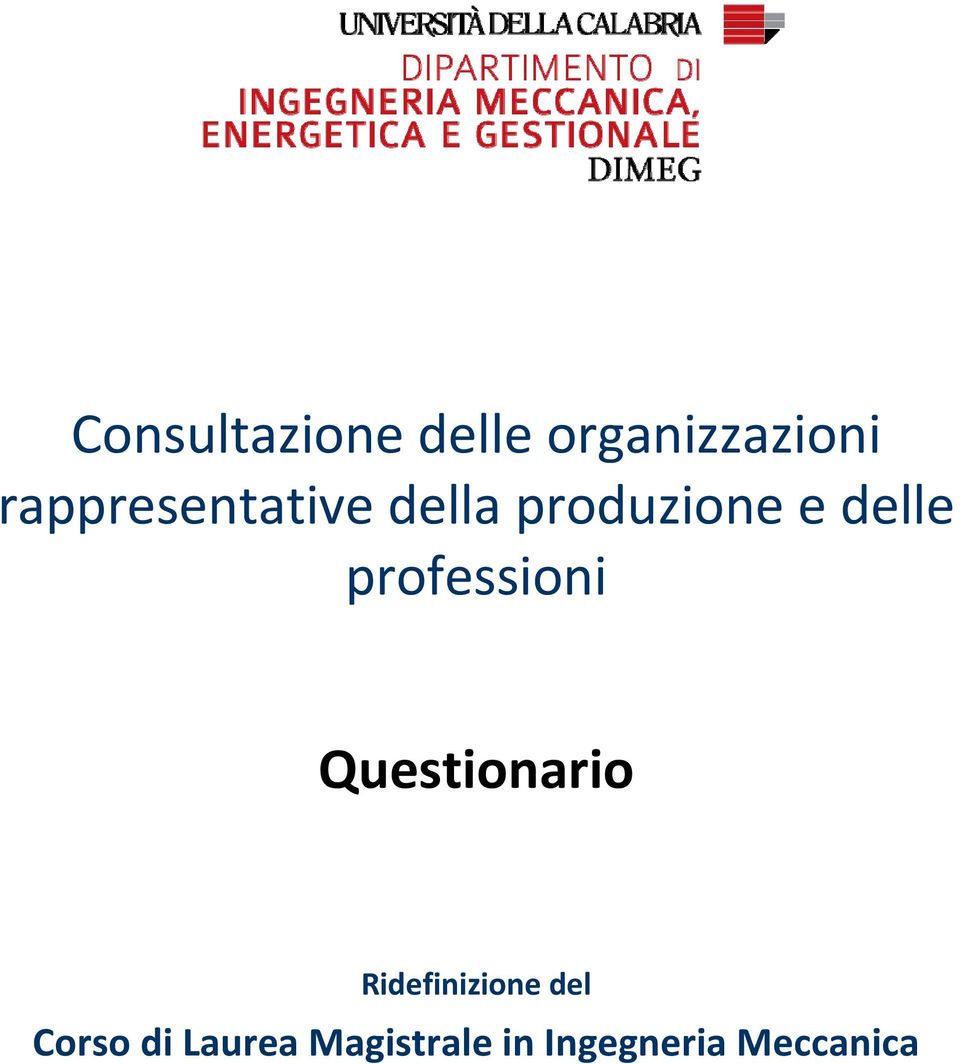 professioni Questionario Ridefinizione del