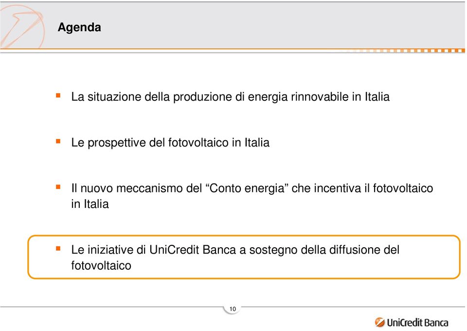 meccanismo del Conto energia che incentiva il fotovoltaico in